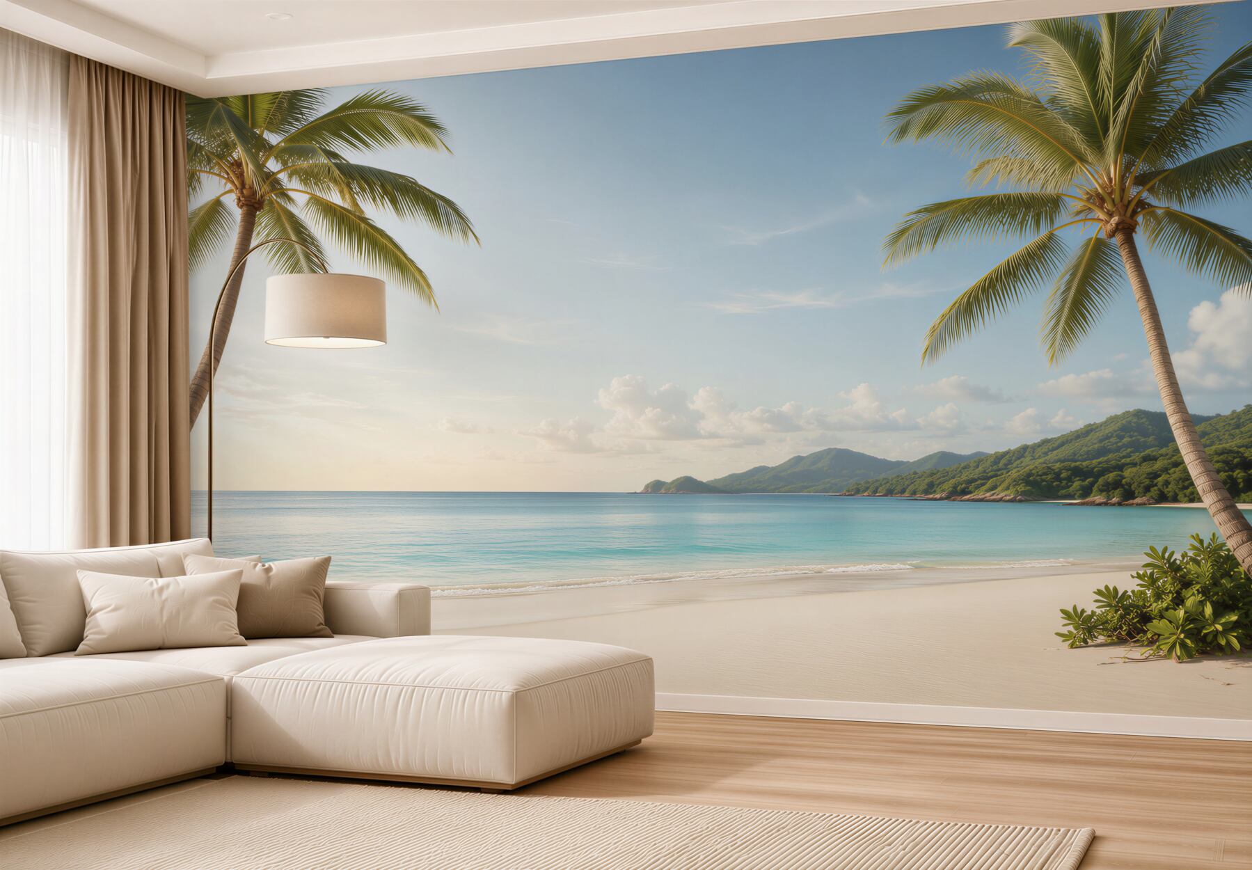 Fototapeta Plaża z palmami?v23